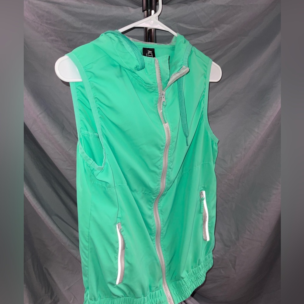 Green windbreaker vest from COTTON ON